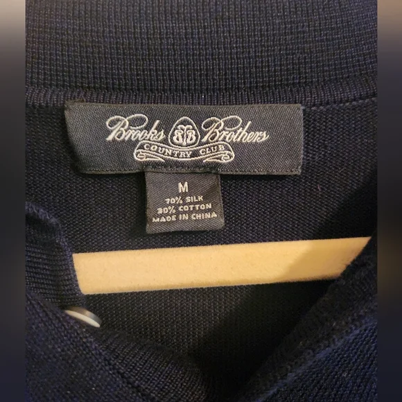 Brooks Brothers Men's Navy Sweater - Picture 3 of 6